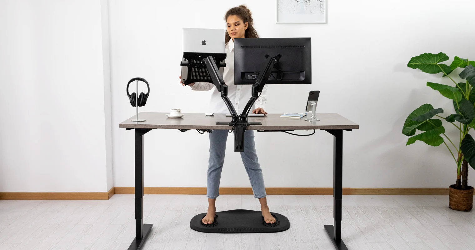 Transform Your Home Office with the Electric Standing Desk