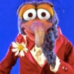 muppet with long hooked beak about