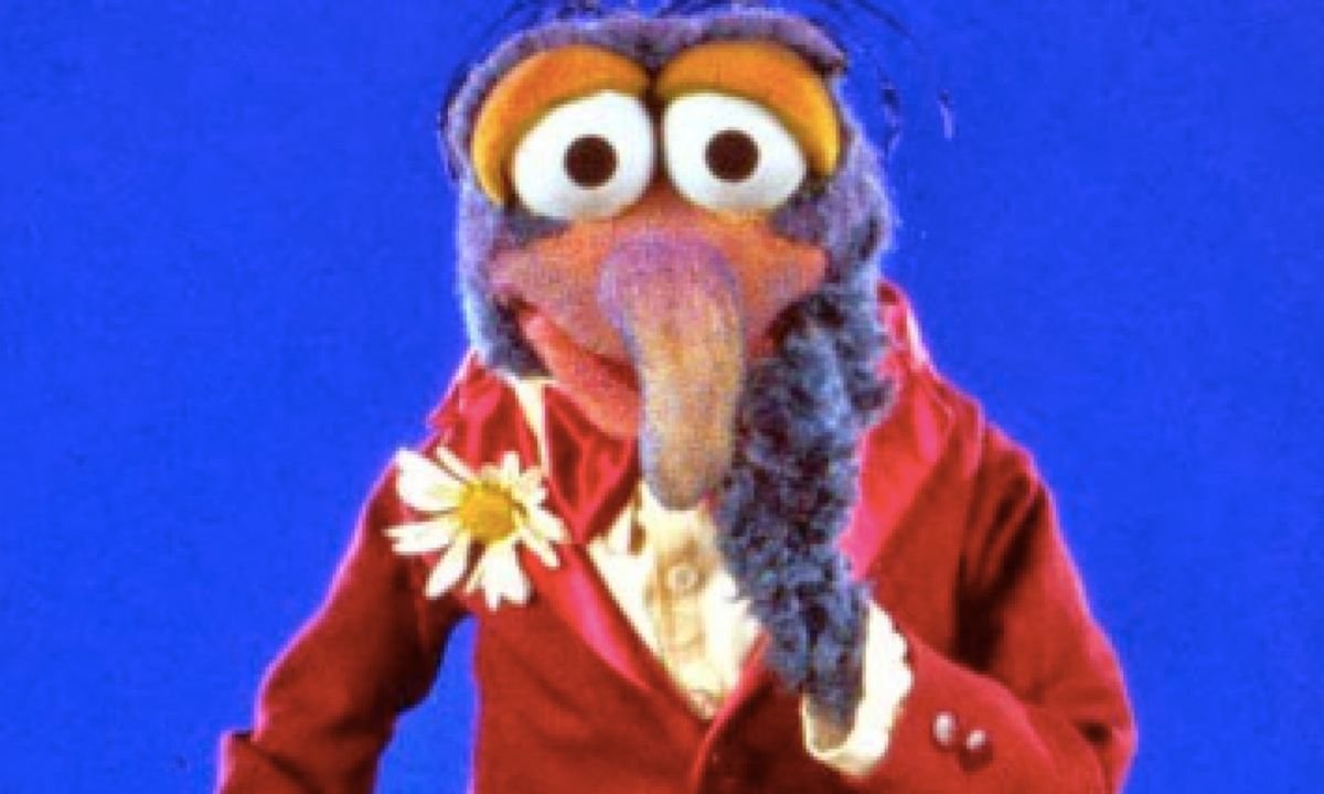 muppet with long hooked beak about